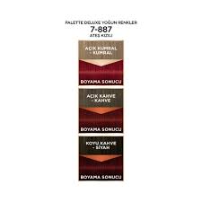 Palette 7 887 Set Boya Ates Kizili Cosmetica