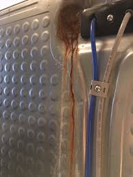 Ideally, i'd recommend buying a little ice and loading up all your perishables in a cooler or two. Samsung Fridge Looks Like Is Leaking Rust From The Back Appliancerepair
