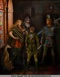King Arthur The Knights Of The Round Table Paintings Of The Arthurian Legends By Howard David Johnson Arthurian King Arthur Legend King Arthur