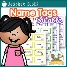 Print this coloring activity, read the bible verses, and fill in the missing dialogue. Editable Name Tags Pre K Pages