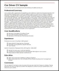 Resume Examples Driver Driver Examples Resume Resumeexamples Resume Examples Cv Examples Resume