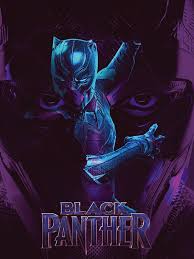 Black panther movie poster print wall art 8x10 11x17 16x20 22x28 24x36 27x40. Black Panther Poster Movie Art Print 18x24 Walmart Com Walmart Com
