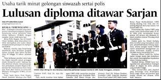 The kor polis tentera diraja (english: Sukarelawan Simpanan Polis Diraja Malaysia Baling Lulusan Diploma Ditawar Sarjan