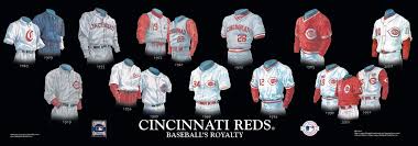 Frank hanny, red grange, jim mcmillen, of the chicago bears in 1925. Heritage Uniforms And Jerseys Nfl Mlb Nhl Nba Ncaa Us Colleges Cincinnati Reds Uniform And Team History