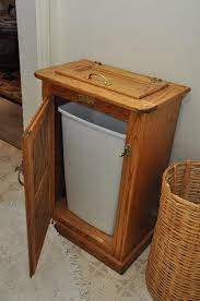 Leggett Estate Sale Starts On 1 16 2015 Wooden Trash Can Holder Recycling Bins Kitchen Woodworking Toys