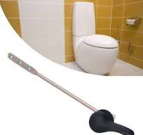 Side Mount Toilet Handle Zinc Alloy Black Toilet Flush Handle Replacement AC