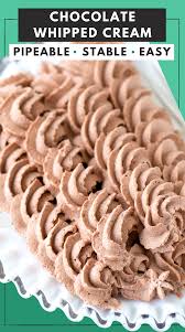 Chocolate Whipped Cream Dessert Recipes Easy Food Videos Desserts Dessert Recipes