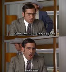 Loud Noises We Quote This All The Time Ron Burgandy Funny Movies Anchorman Quotes Anchorman