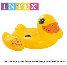 Biniciler Intex Intex 57566 Sisme Ordek Deniz Yatagi 147x147x81cm