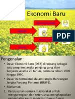 Pengenalan dasar ekonomi baru 1970. Dasar Ekonomi Baru