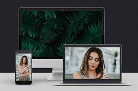 5 Modern Device Mockups For Canva In 2020 Iphone Mockup Colorful Backgrounds Canva Design
