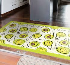 Caramel, burgundy, yellow, pinkish, brown, blackish to name a. Avocado Pattern Kitchen Floor Tiles Tenstickers