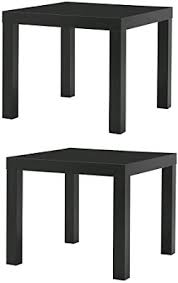 Black rectangle coffee table ikea. Amazon Com Ikea Table End Side Black 2 Pack Lack Furniture Decor
