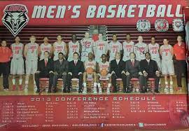 New Mexico Lobos Men 39 S Basketball Unm Roster Poster Signed Alex Kirk 2012 2013 Basketball Posters Mens Basketball New Mexico