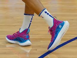 Along with the new shoes, curry got an updated look to his brand logo. Steph Curry Wears Sneakers His Kids Designed As Birthday Surprise