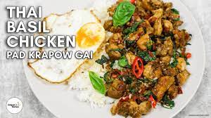 Add to shopping list view shopping list. Thai Basil Chicken Spicy Thai Basil Chicken Pad Krapow Gai Pad Kra Pao Gai Pad Gaprao Youtube