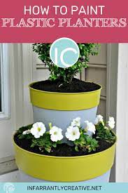 Maybe you would like to learn more about one of these? Painting Plastic Planters Infarrantly Creative