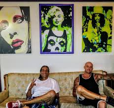 Visiting artist Michele Berlin at 3rd Friday Artwalk