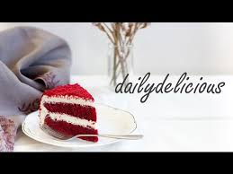 Place the second layer on top; Red Velvet Cake With Milk Buttercream Youtube