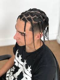 Box braids have been a popular hairstyle among women for over three decades. Pin De Brad Britto Em Braids For Guys Tranca Em Cabelo Cacheado Cabelo Com Tranca Projetos Para Cabelo
