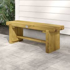 22 creative diy bench ideas to add to your garden this year. Bel Etage Double Sleeper Wooden Bench Reviews Wayfair Co Uk