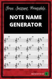 free note name generator you will love this band