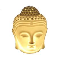 White Matte Ceramic Porcelain Buddha Buddha Incense Oil Burners Incense Oil Ceramic Oil Burner Ceramics