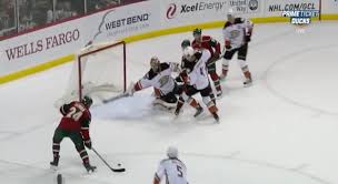 Anaheim ducks goaltender frederik andersen may or may not have used the posts to his advantage monday evening, saving a goal by knocking the net off its moorings. Watch Ducks Frederik Andersen With Early Save Of The Year Candidate Cbssports Com