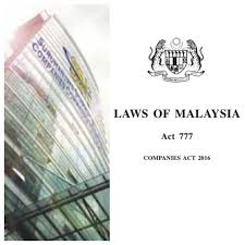 Throughout malaysia—15 april 1966, p.u. Companies Act 2016 Effective 31 January 2017