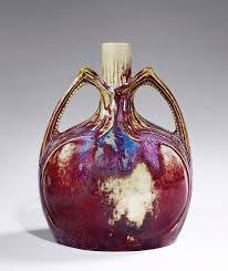 Robert Zehil Gallery Vase Circa 1900 By Emile Decoeur 1876 1953 Edmond Lachenal 1855 1948 Signed Lachenal Bearing T Art Nouveau Art Deco Art