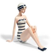 Beeldje Zwemster Marinella 17 Baigneuses Bord De Mer Mobilier De Salon