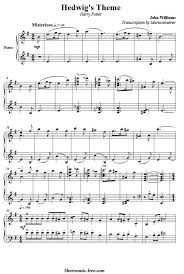 Hedwigs Theme Noten Harry Potter Piano Sheet Harry Potter Hedwig Piano Sheet Music Free