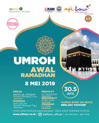 Image result for paket umroh full ramadhan 2019