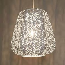 John Lewis Partners Easy To Fit Rosanna Ceiling Pendant Shade Blue Bedroom Light Shades Ceiling Pendant Bedroom Ceiling Light