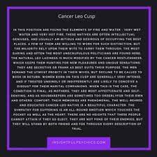 In this case, it means you're either a cancer swayed by. 150 Cusp Of Oscillation July 19 25 Ideas In 2021 Intuition Quotes Leo Personality Cusp