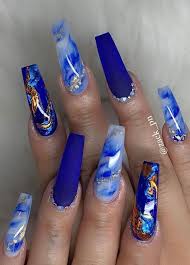 Black And Blue Nail Designs 67 Stunning Dark Blue Nail Designs Blue Acrylic Nails Coffin Nails Designs Cute Acrylic Nail Designs