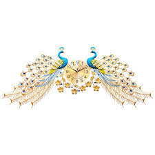 Download 3d illusion of rings for led night lamp. Oversized 3d Resin High Quality Luxury Home Decor Peacock Wall Clock Buy Peacock Wall Clock Decorative For Home Wall Clock Wholesale Diamond Wall Clock Product On Alibaba Com