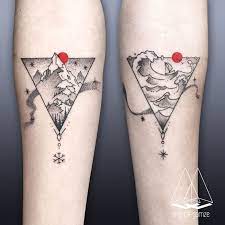 The Red Dot Before And After Dot Tattoo Geometric Tattoo Modern Tattoos