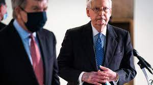 Senate majority leader mitch mcconnell says he has no health issues of concern — despite sporting bruises and bandages on his hands this week. Mcconnell Insists His Health Is Just Fine Declines To Explain Photos Showing Bruised Hands The Washington Post