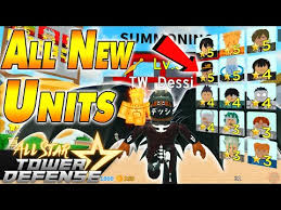 All star tower defense codes | how to redeem? All New Units Update 1 Showcase All Star Tower Defense Youtube