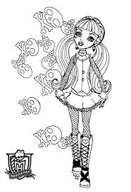 Free Printable Monster High Coloring Pages For Kids With Images Cartoon Coloring Pages Coloring Pages Cute Coloring Pages