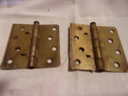 There was at least a 1/16 gap between the end of the hinge plate and the chiseled opening. Hg14yzla Therma Tru Door Hinges W Alignment Tabs 4 Brass Plated Lh Set Of 3 Door Hinges Home Garden Worldenergy Ae