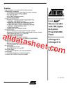 ATMEGA161 Datasheet(PDF) - ATMEL Corporation