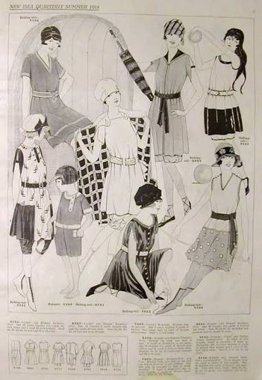 Festive Attyre: 1920 Bathing Suit