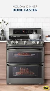 People Say You Can T Rush Perfection Those People Have Never Used This Lg Gas Range Two Ovens Allow You To Cook At Diff Kitchen Home Kitchens Kitchen Remodel