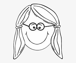 Download Girl Face With Glasses Svg Clip Arts 534 X 600 Px Transparent Png 534x600 Free Download On Nicepng