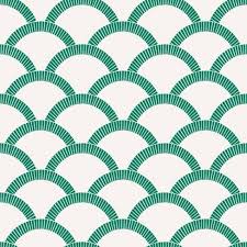 Tempaper Mosaic Scallop Self Adhesive Removable Wallpaper Emerald Green Target