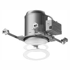 Halo recessed lights trimspa side. Halo E26 Series 6 In White Recessed Lighting Housing For New Construction Ceiling And Tapered Baffle Trim Kit 6 Pack E7icat6100wb6pk The Home Depot
