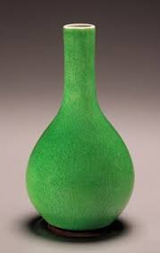 chinese qing dynasty vase early mid 18th century porcelain with apple green glaze chinese porcelain porcelain green ceramics