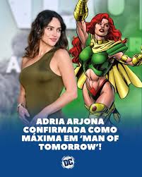 ELA É UM MÁXIMO! Adria Arjona acaba de ser confirmada como a personagem  Máxima em Superman: Man Of Tomorrow segunda a @variety #maxima #superman  #manoftomorrow #adriaarjona #davidcorenswet